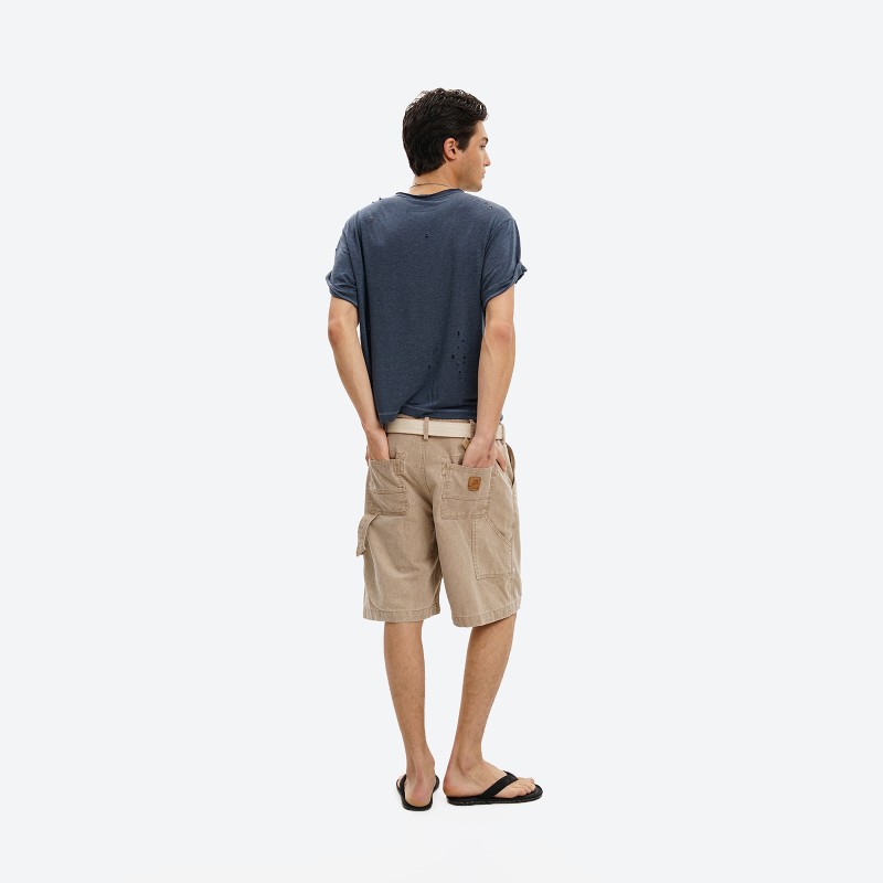 Loose Fit Ripped  T-Shirt